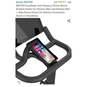 RDSTER Handlebar Anti-Slippery Phone Mount Bracket Holder Peloton Bike